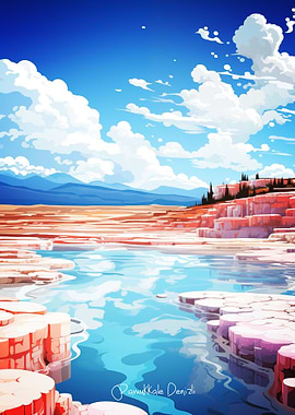 Pamukkale Denizli Painting