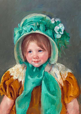 Sara in a Green Bonnet