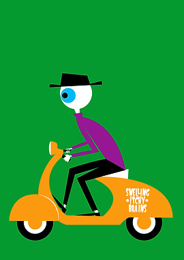 Vespa Classics Skull Art