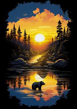Bear Painting Art