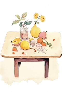 Retro Bloom and Harvest