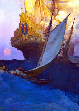 An Attack on a Galleon