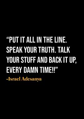Israel Adesanya Quotes