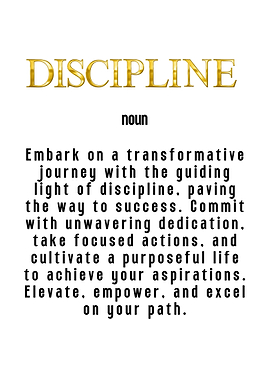 Discipline