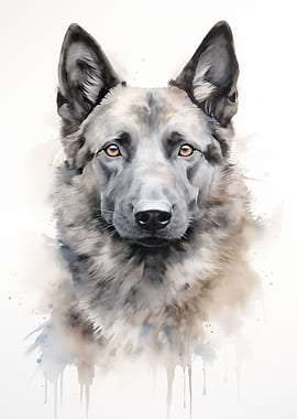 Norwegian Elkhound dog