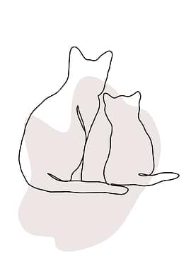 Mother Cat And Kitten