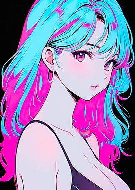 anime cool swimsuit girl