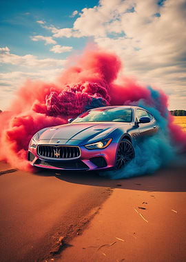 Colorful Maserati
