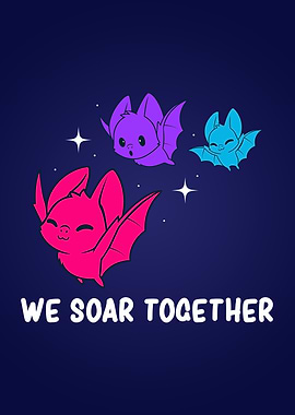 Androgynous Pride Cute Bat