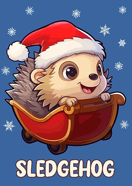 Sledgehog on Sleigh