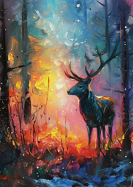 Deer in jungle