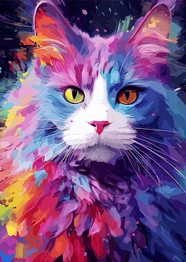 cat painting