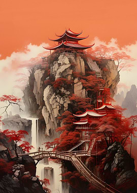 Fantasy Chinese Mount Buil