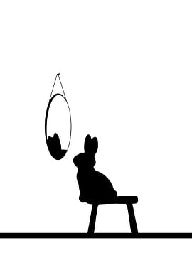 Reflective rabbit