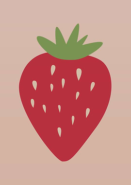 Natural Strawberry fruit