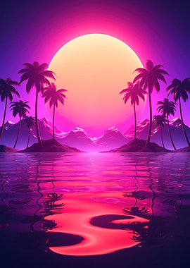 Synthwave Sunset Escape
