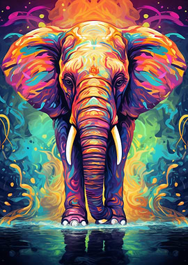 Elephant Abstract