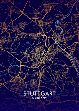 Stuttgart Map