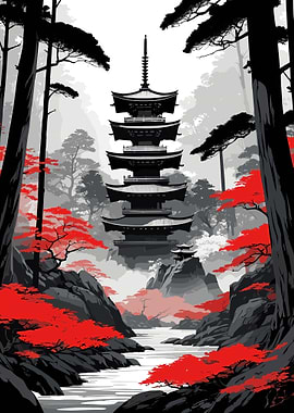 Mystical Japanese Forest