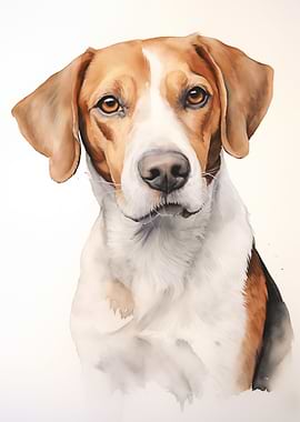 American Foxhound dog