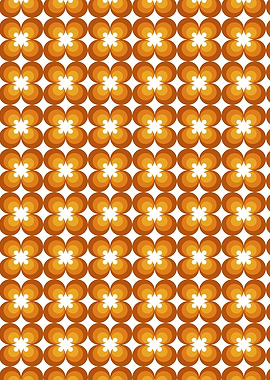 Retro 60s Cirlce Pattern