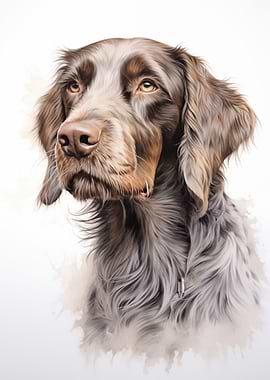 German wirehead portrait