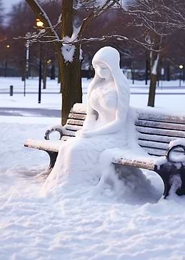 Awaiting the snowlover