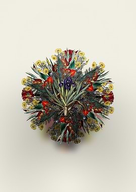 Pygmy Iris Floral Wreath