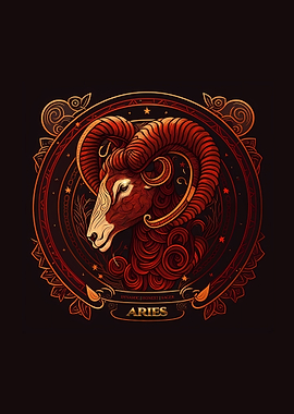 Aries Zodiac Ram Goat