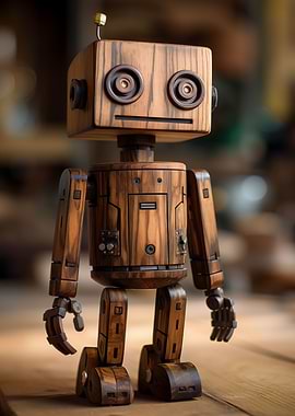 Wooden Robot