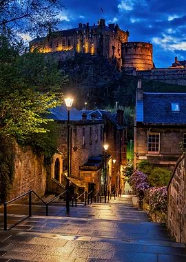 Vennel Steps In Edinburgh