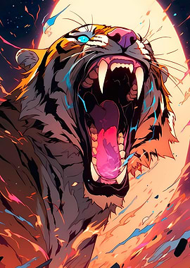 ferocious tiger anime