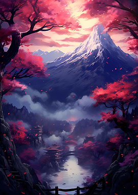 Cherry Blossom and fuji