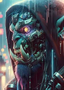 Cyberpunk Orc