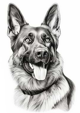 German Shepherd dog