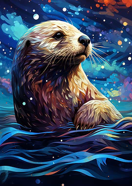 Geometric Sea Otter