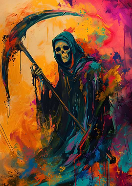 Psychodelic Grim Reaper