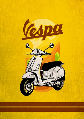 Vespa Blue Classics