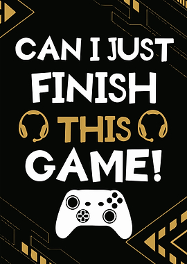Game Gamer Gaming Poster