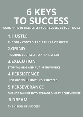 6 Keys To Success