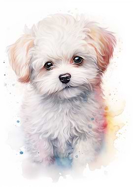 Bichon frise portrait