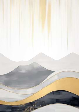 Abstract Gold Decor
