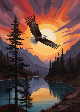 Majestic Sunset Over Alpi