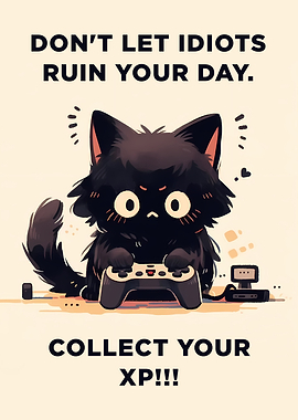 Funny Cat Gaming XP