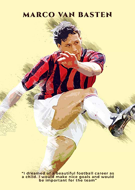 Football Marco van Basten