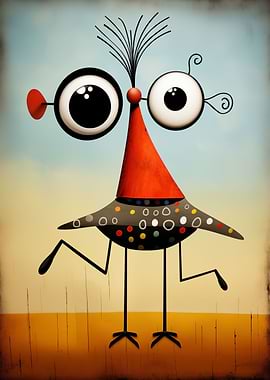 Surreal bird
