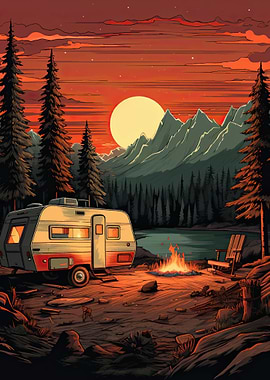 The Mountain Campfire