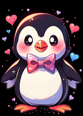 Cute Penguin Bowtie