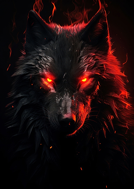devil black wolf