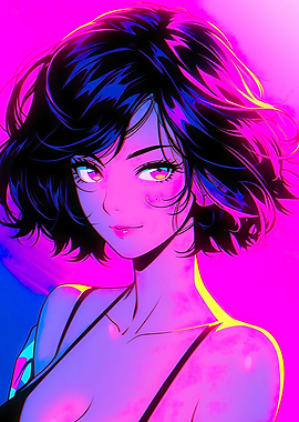 anime cool swimsuit girl